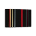 Stripes Line Black Red Mini Canvas 6  x 4  View1