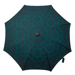 Stars Of Golden Metal Hook Handle Umbrellas (medium) by pepitasart