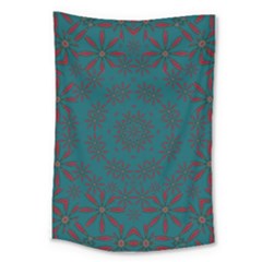 Stars Of Golden Metal Large Tapestry by pepitasart