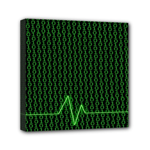 01 Numbers Mini Canvas 6  X 6  by BangZart