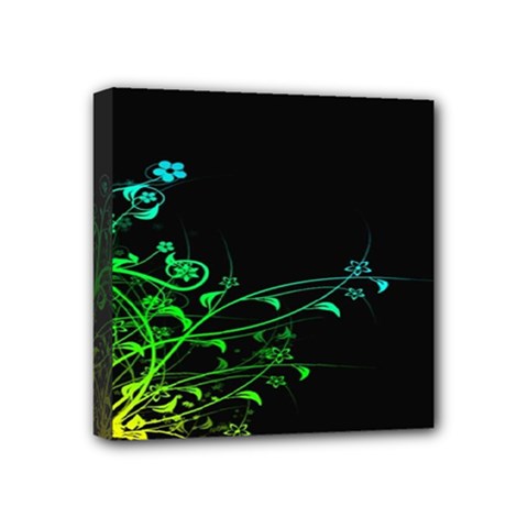Abstract Colorful Plants Mini Canvas 4  X 4  by BangZart