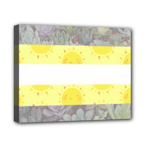 Nonbinary Flag Canvas 10  X 8  by AnarchistTransPride