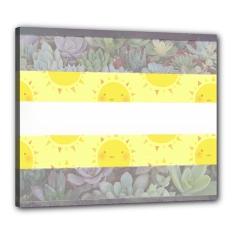 Cute Flag Canvas 24  X 20  by TransPrints