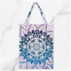 Mandalas Symmetry Meditation Round Classic Tote Bag by BangZart