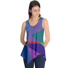 Abstract #415 Tipping Point Sleeveless Tunic by RockettGraphics