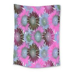 Floral Pattern Background Medium Tapestry by BangZart