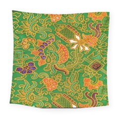 Art Batik The Traditional Fabric Square Tapestry (large) by BangZart