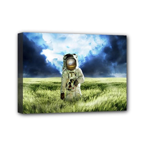 Astronaut Mini Canvas 7  X 5  by BangZart