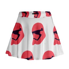 Stormtroper Pattern  Mini Flare Skirt by paulaoliveiradesign