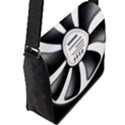 12v Computer Fan Flap Messenger Bag (L)  View2
