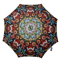 Wood Sculpture Bali Logo Hook Handle Umbrellas (medium) by BangZart