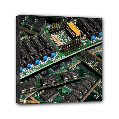 Computer Ram Tech Mini Canvas 6  X 6  by BangZart