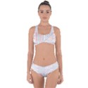 Simple Saturated Pattern Criss Cross Bikini Set View1