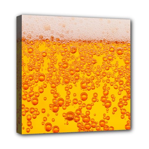 Beer Alcohol Drink Drinks Mini Canvas 8  X 8  by BangZart