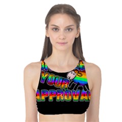 Dont Need Your Approval Tank Bikini Top by Valentinaart