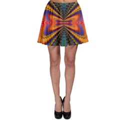 Casanova Abstract Art Colors Cool Druffix Flower Freaky Trippy Skater Skirt by BangZart