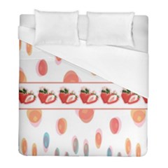 Strawberries Duvet Cover (full/ Double Size) by SuperPatterns