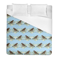 Sparrows Duvet Cover (full/ Double Size) by SuperPatterns