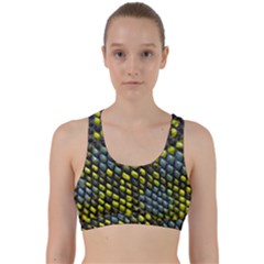 Lizard Animal Skin Back Weave Sports Bra by BangZart