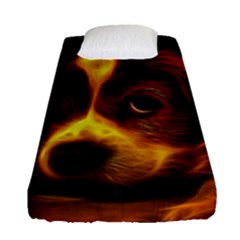 Cute 3d Dog Fitted Sheet (single Size) by BangZart