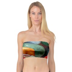 Stones Colors Pattern Pebbles Macro Rocks Bandeau Top by BangZart