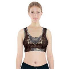 Coffee House Sports Bra With Pocket by BangZart