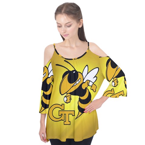 Georgia Institute Of Technology Ga Tech Flutter Tees by BangZart