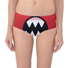 Funny Angry Mid-waist Bikini Bottoms by BangZart