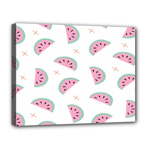 Watermelon Wallpapers  Creative Illustration And Patterns Canvas 14  X 11  by BangZart