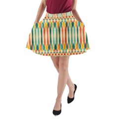 Festive Pattern A-line Pocket Skirt by linceazul