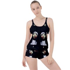 Horror Nuns Boyleg Tankini Set  by Valentinaart