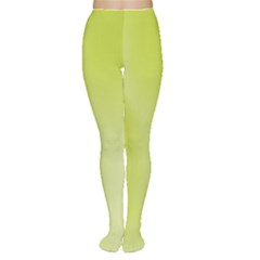 Green Soft Springtime Gradient Women s Tights by designworld65