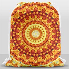 Powerful Love Mandala Drawstring Bag (large) by designworld65