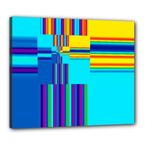 Colorful Endless Window Canvas 24  X 20  by designworld65