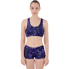 Floral Work It Out Sports Bra Set by BubbSnugg
