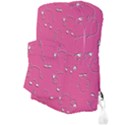 Rhino Pattern Wallpaper Vector Full Print Backpack View3