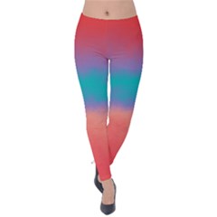 Ombre Velvet Leggings by ValentinaDesign