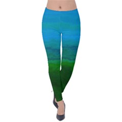 Ombre Velvet Leggings by ValentinaDesign