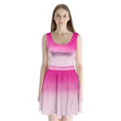 Ombre Split Back Mini Dress  by ValentinaDesign
