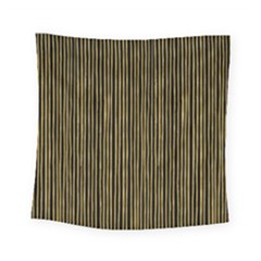 Stylish Golden Strips Square Tapestry (small) by gatterwe