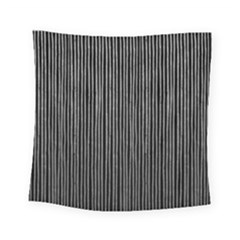 Stylish Silver Strips Square Tapestry (small) by gatterwe