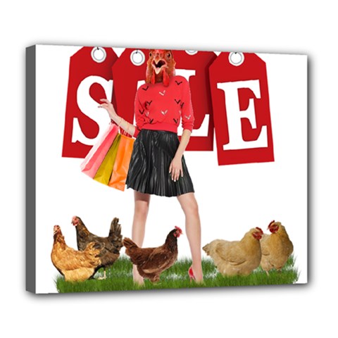 Sale Deluxe Canvas 24  X 20   by Valentinaart
