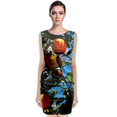 Orange Tree Classic Sleeveless Midi Dress by Valentinaart