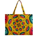 Textured Tropical Mandala Zipper Mini Tote Bag View2