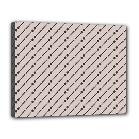 Batik Java Culture Traditional Canvas 14  X 11  by Mariart