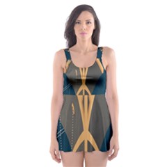 Planetary Resources Exploration Asteroid Mining Social Ship Skater Dress Swimsuit by Mariart