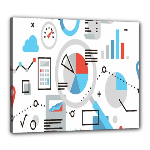 Science Mathematics Formula Canvas 24  X 20  by Mariart