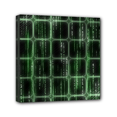 Matrix Earth Global International Mini Canvas 6  X 6  by Nexatart