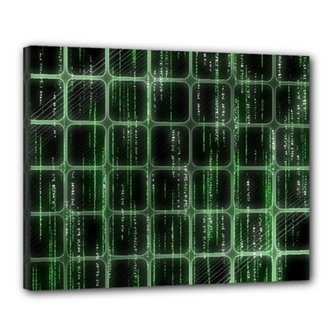 Matrix Earth Global International Canvas 20  X 16  by Nexatart
