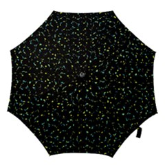 Splatter Abstract Dark Pattern Hook Handle Umbrellas (medium) by dflcprints